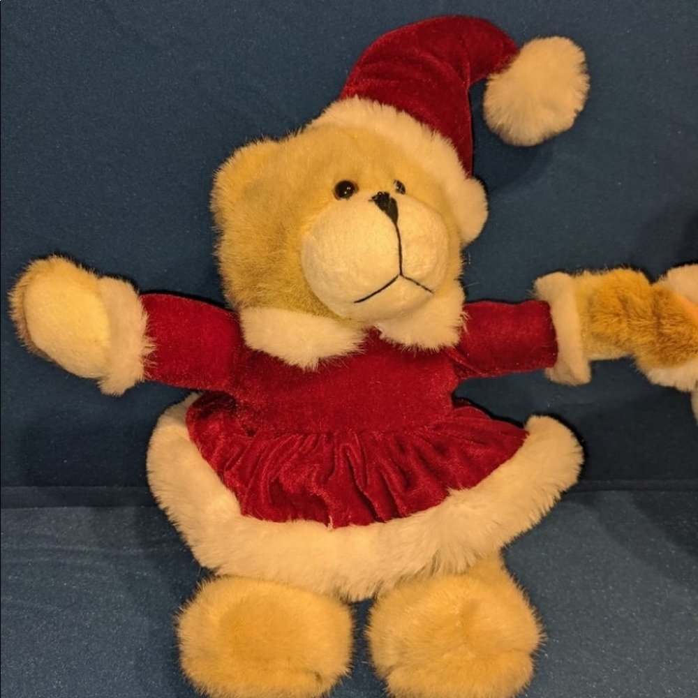 Playtronix Mommy & Daddy Santa Christmas Bears holiday - Picture 8 of 12